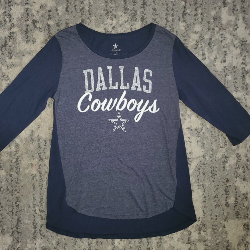 NFL Dallas Cowboys Anita 3/4 Sleeve Number 4 T-Shirt Size S
